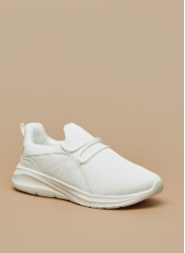 Textured Lace Up Womens' Sports Shoes